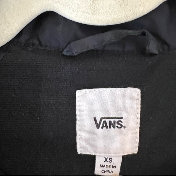Vans Checkered Sleeve Snap Front Windbreaker Jacket Size XS - Picture 4 of 10